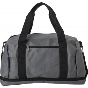 Polyester (600D) sports bag Lemar, black (Travel bags)