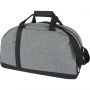 Reclaim GRS recycled two-tone sport duffel bag 21L, Solid black, Heather grey