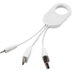 Troop 3-in-1 charging cable, White (13499301)