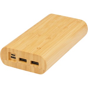 Tulda 20.000 mAh bamboo power bank, Natural (Powerbanks)