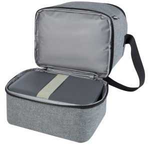 Tundra 9-can RPET lunch cooler bag, Heather grey (Cooler bags)