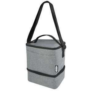 Tundra 9-can RPET lunch cooler bag, Heather grey (Cooler bags)