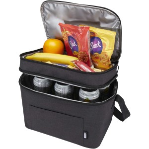 Tundra GRS RPET double compartments cooler bag 13L, Heather  (Cooler bags)