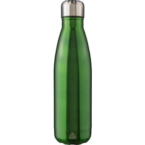 Recycled stainless steel single-walled flask 650 ml Cliff, g