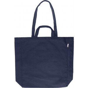 Recycled cotton shopping bag Bennett, blue