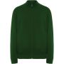 Ulan unisex full zip sweater, Bottle green