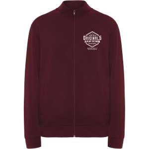 Ulan unisex full zip sweater, Garnet (Pullovers)