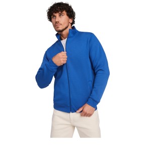 Ulan unisex full zip sweater, Royal (Pullovers)