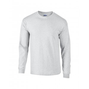 ULTRA COTTON? ADULT LONG SLEEVE T-SHIRT, Ash Grey