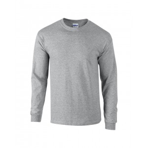 ULTRA COTTON? ADULT LONG SLEEVE T-SHIRT, Sport Grey