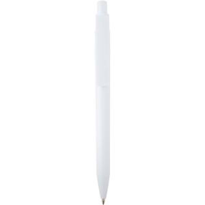 Unica recycled plastic ballpoint pen (black ink), White