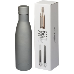 Vasa 500 ml copper vacuum insulated sport bottle, Grey (Thermos)