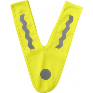 Polyester (75D) safety vest Cassidy, yellow (Reflective items)
