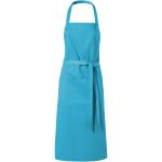 Viera apron with 2 pockets, aqua blue (11205346)