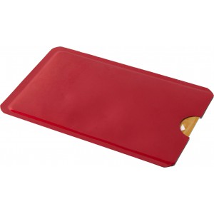 RFID card holder, red (Wallets)