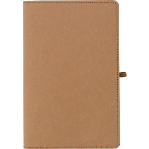 Washed kraft paper notebook Johanna, brown (Notebooks)