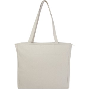 Weekender 500 g/m2 recycled tote bag, Oatmeal (Shopping bags)