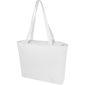 Weekender 500 g/m2 recycled tote bag, White (Shopping bags)