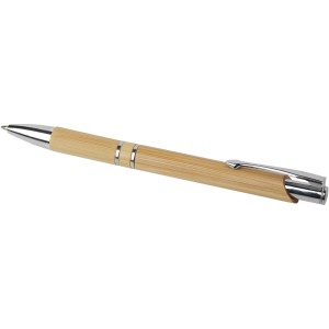 Wicker bamboo ballpoint pen (black ink), Natural (Wooden, bamboo, carton pen)