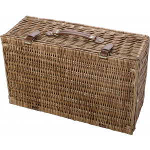 Willow picnic basket Levin, brown (Picnic, camping, grill)