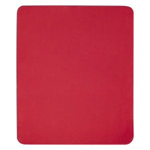 Willow RPET polar fleece blanket, Red (Blanket)