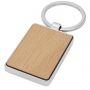 Mauro beech wood rectangular keychain, Wood