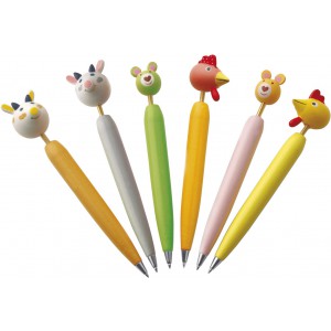 Wooden ballpen Darryl, custom/multicolor (Funny pen)