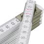 Wooden Stabila foldable ruler Jason, white