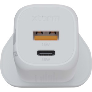 Xtorm XEC035 GaN2 Ultra 35W wall charger - UK plug, White (Eletronics cables, adapters)