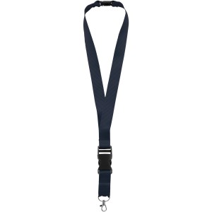 Yogi lanyard with detachable buckle, Navy (Lanyard, armband, badge holder)