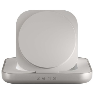 Zens 15W magnetic nightstand charger, White