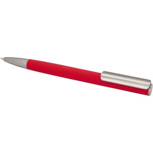 Ziggur aluminium ballpoint pen (blue ink), Red (Metallic pen)