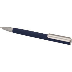 Ziguur recycled aluminium ballpoint pen (black ink), Navy (Metallic pen)